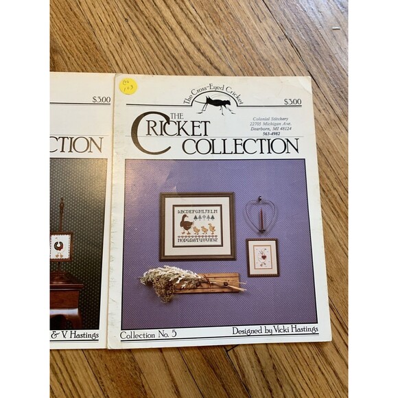 2X The Cricket Collection Small Goose Heart 5 6 Welcome Set VTG Country 80 Prim - Picture 3 of 8